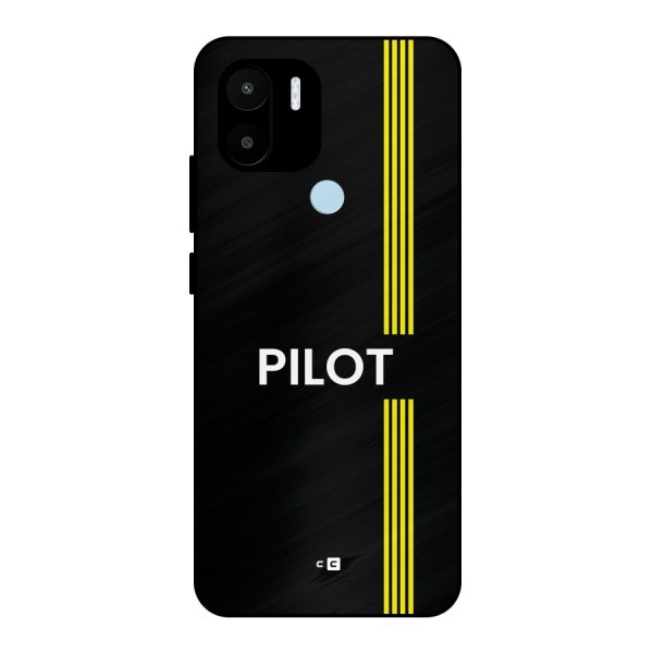 Pilot Stripes Metal Back Case for Redmi A1 Plus