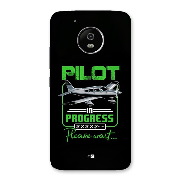 Pilot in Progress Back Case for Moto G5