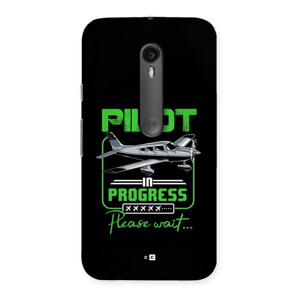 Pilot in Progress Back Case for Moto G Turbo