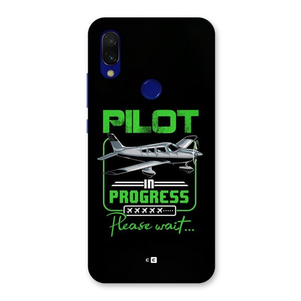 Pilot in Progress Back Case for Redmi 7