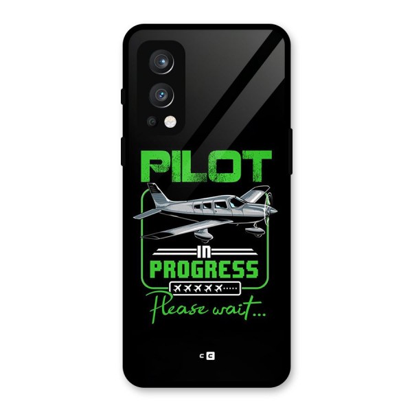 Pilot in Progress Glass Back Case for OnePlus Nord 2 5G
