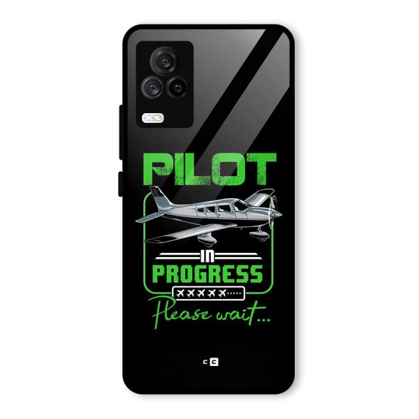 Pilot in Progress Glass Back Case for Vivo iQOO 7 Legend 5G