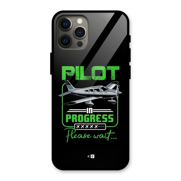 Pilot in Progress Glass Back Case for iPhone 12 Pro Max