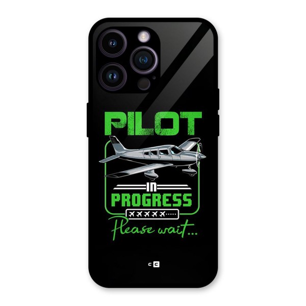 Pilot in Progress Glass Back Case for iPhone 14 Pro Max