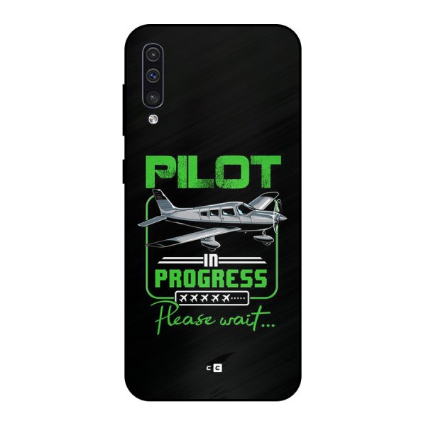 Pilot in Progress Metal Back Case for Galaxy A30s