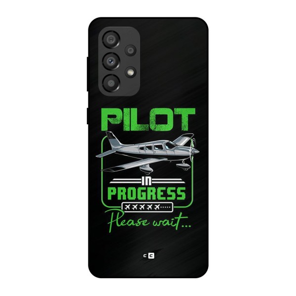 Pilot in Progress Metal Back Case for Galaxy A33 5G