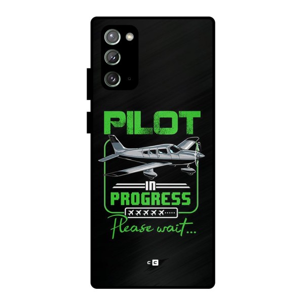 Pilot in Progress Metal Back Case for Galaxy Note 20