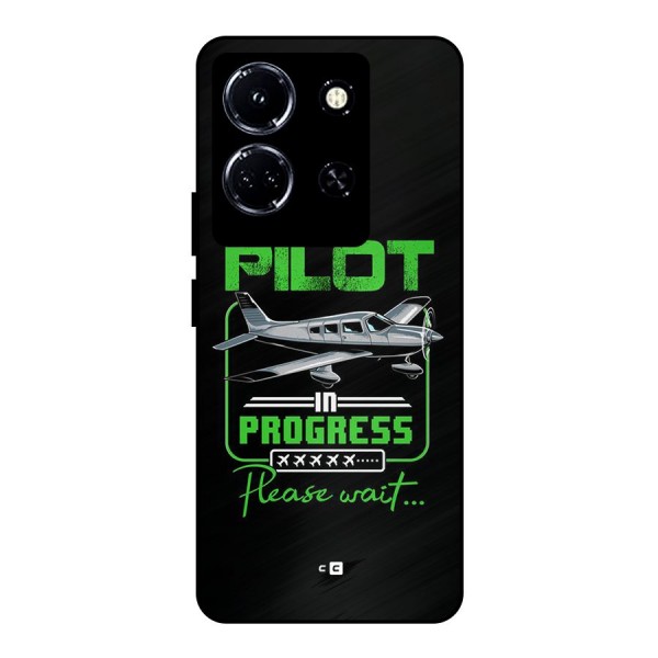 Pilot in Progress Metal Back Case for Infinix Note 30 5G