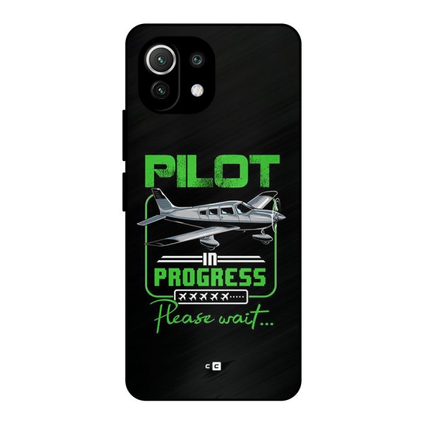 Pilot in Progress Metal Back Case for Mi 11 Lite