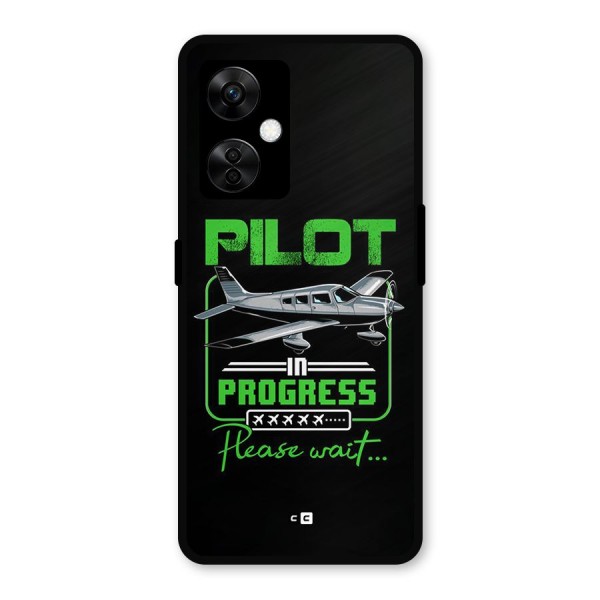 Pilot in Progress Metal Back Case for OnePlus Nord CE 3 Lite