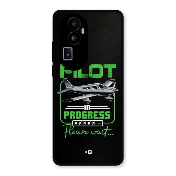 Pilot in Progress Metal Back Case for Oppo Reno10 Pro Plus