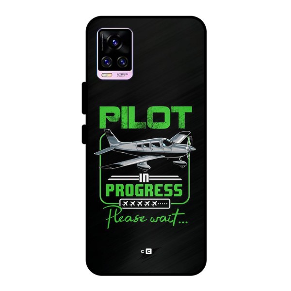 Pilot in Progress Metal Back Case for Vivo V20 Pro