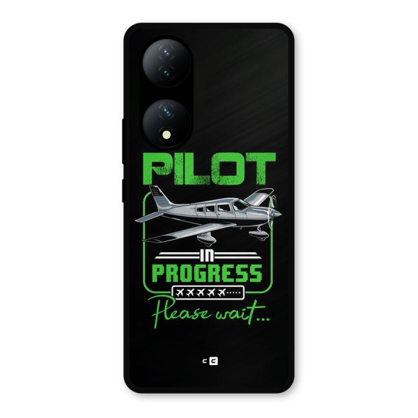Pilot in Progress Metal Back Case for Vivo Y100