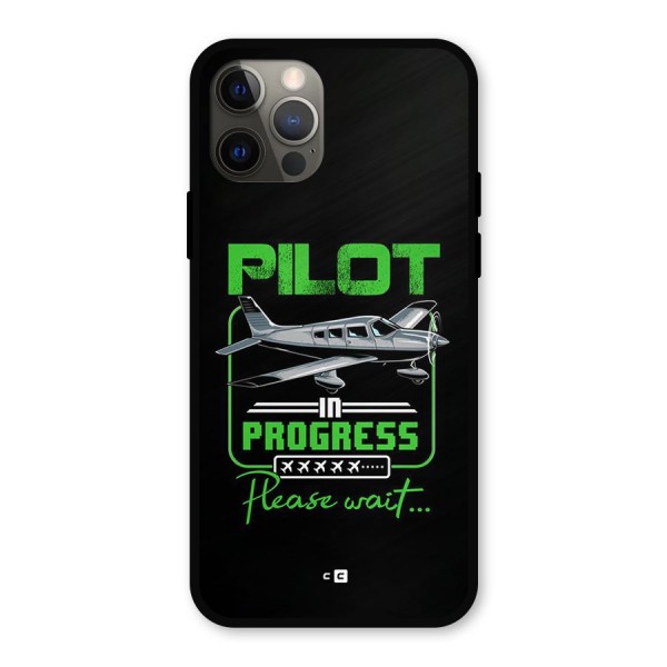 Pilot in Progress Metal Back Case for iPhone 12 Pro