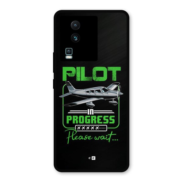 Pilot in Progress Metal Back Case for iQOO Neo 7 Pro