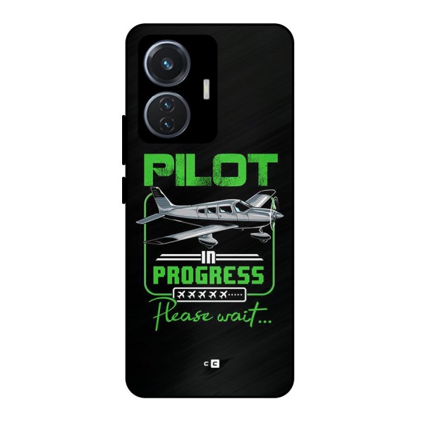 Pilot in Progress Metal Back Case for iQOO Z6 44W