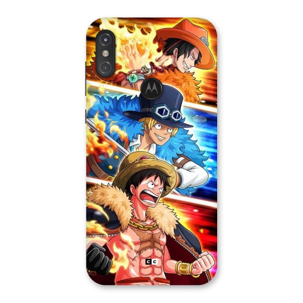 Pirate Brothers Back Case for Motorola One Power