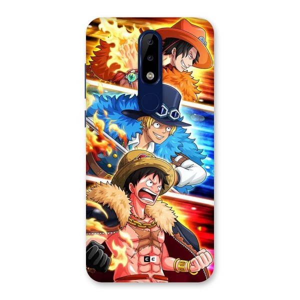 Pirate Brothers Back Case for Nokia 5.1 Plus