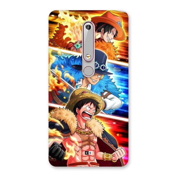Pirate Brothers Back Case for Nokia 6.1