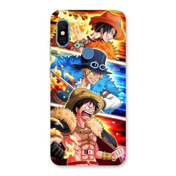 Pirate Brothers Back Case for Redmi Note 6 Pro