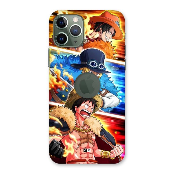 Pirate Brothers Back Case for iPhone 11 Pro Logo Cut