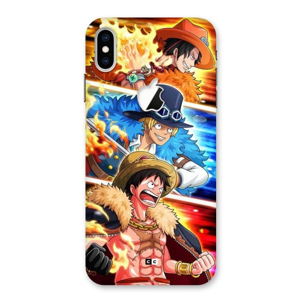 Pirate Brothers Back Case for iPhone XS Max Apple Cut