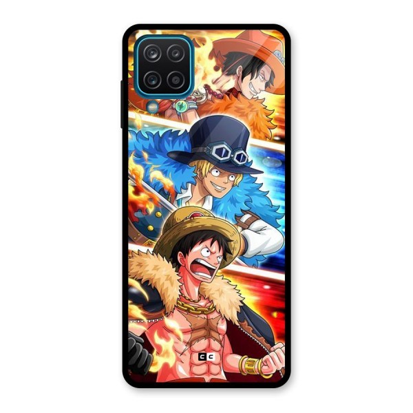 Pirate Brothers Glass Back Case for Galaxy A12