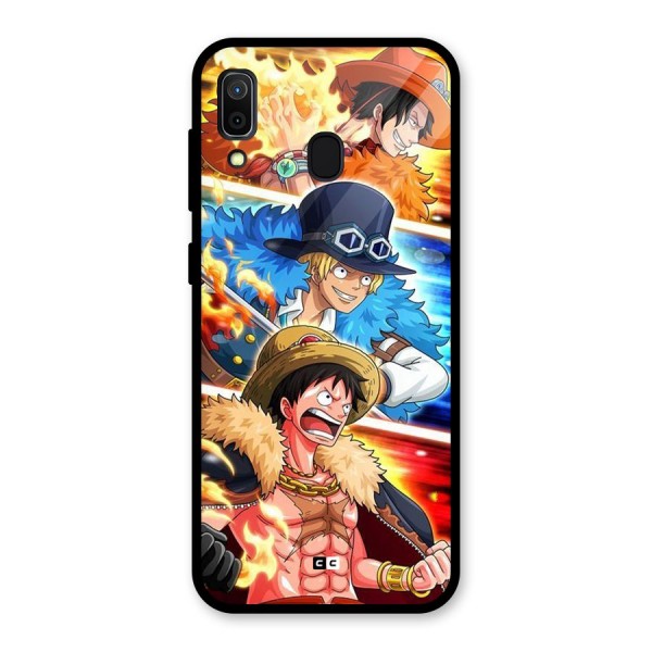 Pirate Brothers Glass Back Case for Galaxy A30