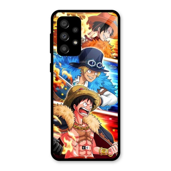 Pirate Brothers Glass Back Case for Galaxy A32