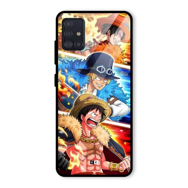 Pirate Brothers Glass Back Case for Galaxy A51
