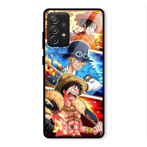 Pirate Brothers Glass Back Case for Galaxy A72