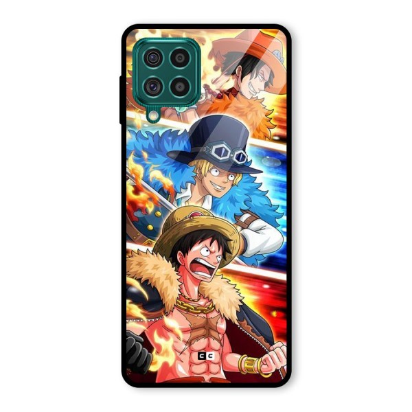 Pirate Brothers Glass Back Case for Galaxy F62