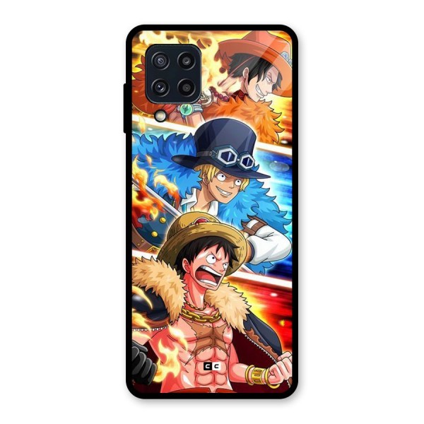 Pirate Brothers Glass Back Case for Galaxy M32