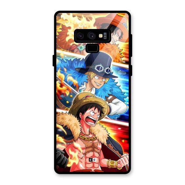 Pirate Brothers Glass Back Case for Galaxy Note 9