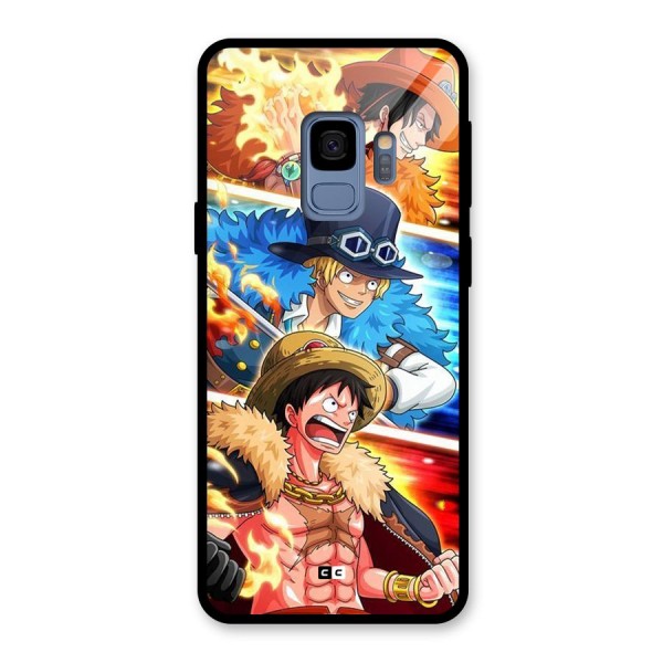 Pirate Brothers Glass Back Case for Galaxy S9