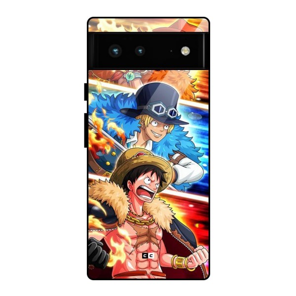Pirate Brothers Glass Back Case for Google Pixel 6