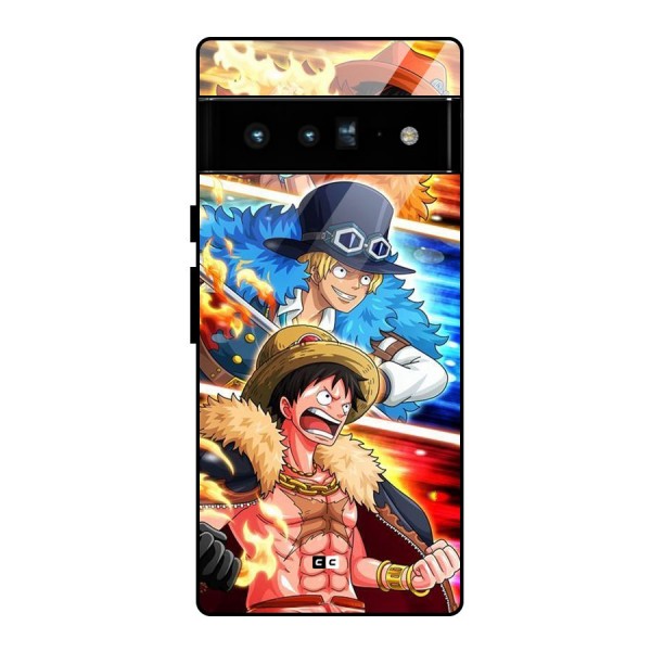 Pirate Brothers Glass Back Case for Google Pixel 6 Pro