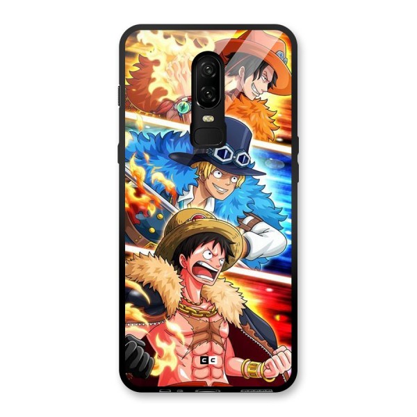 Pirate Brothers Glass Back Case for OnePlus 6