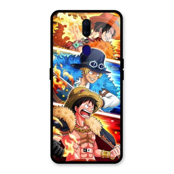 Pirate Brothers Glass Back Case for Oppo F11
