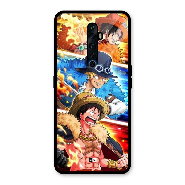 Pirate Brothers Glass Back Case for Oppo Reno2 F