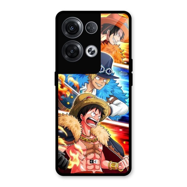 Pirate Brothers Glass Back Case for Oppo Reno8 Pro 5G