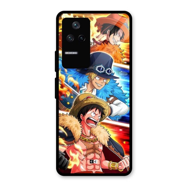 Pirate Brothers Glass Back Case for Poco F4 5G