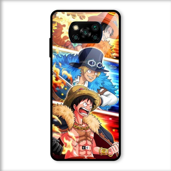 Pirate Brothers Glass Back Case for Poco X3