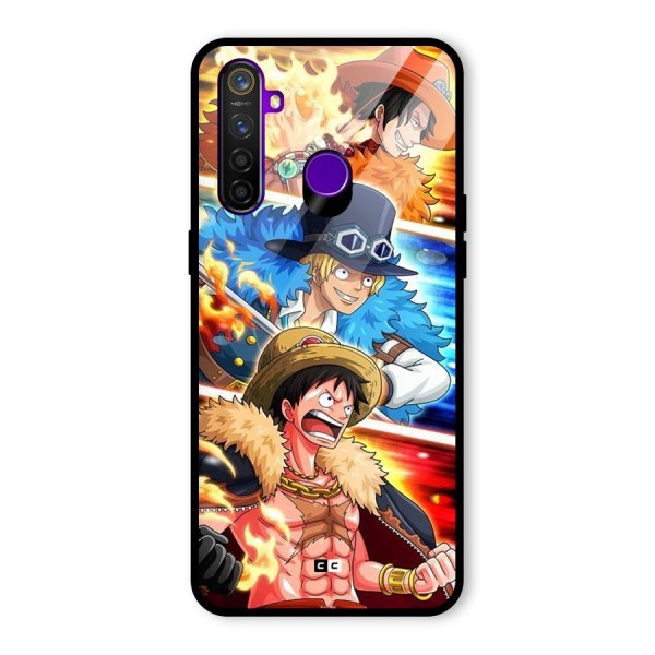 Pirate Brothers Glass Back Case for Realme 5 Pro
