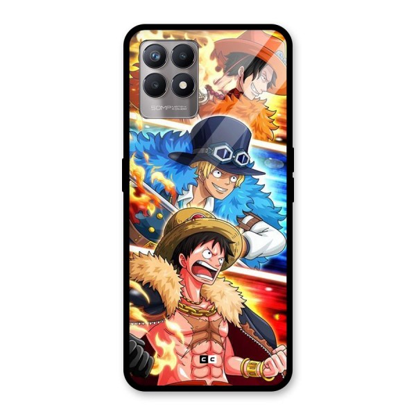 Pirate Brothers Glass Back Case for Realme 8i