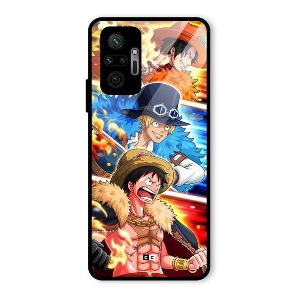 Pirate Brothers Glass Back Case for Redmi Note 10 Pro