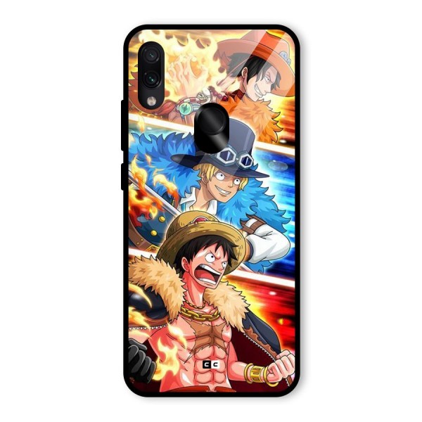 Pirate Brothers Glass Back Case for Redmi Note 7
