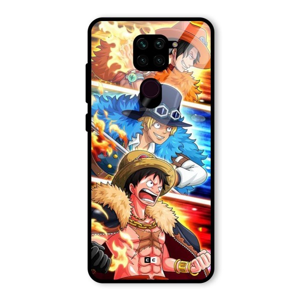 Pirate Brothers Glass Back Case for Redmi Note 9