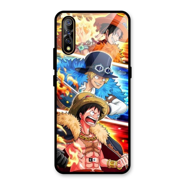 Pirate Brothers Glass Back Case for Vivo S1
