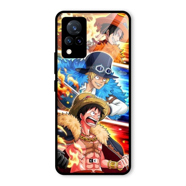Pirate Brothers Glass Back Case for Vivo V21 5G